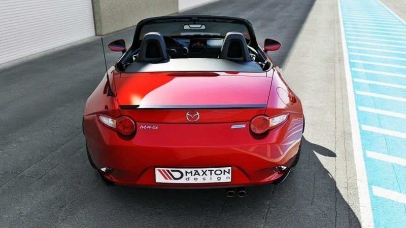 Maxton Heck Ansatz Flaps Diffusor für Mazda MX-5 IV schwarz Hochglanz MA-MX5-4-RSD1-G