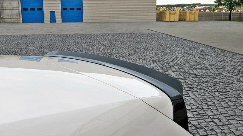 Maxton Spoiler CAP für VW Polo 6R GTI Facelift schwarz Hochglanz VW-PO-5F-GTI-CAP2-G