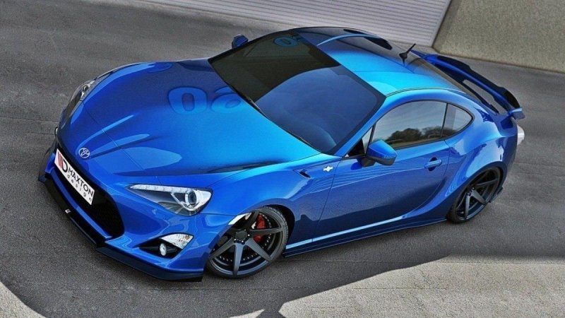 Maxton Seitenschweller Ansatz für TOYOTA GT86 schwarz Hochglanz TO-GT86-1/1F-SD1-G