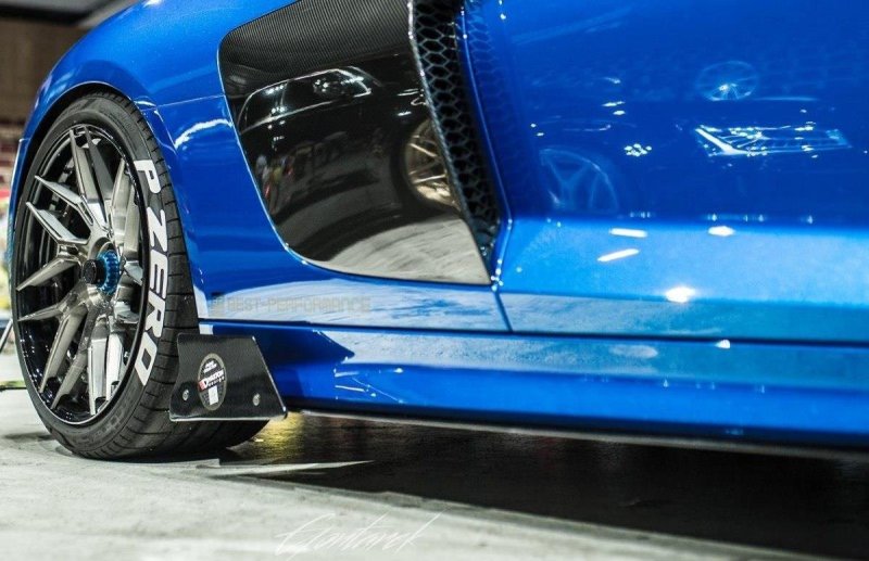 Maxton Sport Seitenschweller Ansatz für Audi R8 Mk.2 AU-R8-2-CNC-SD1
