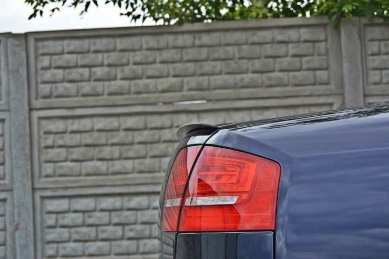 Maxton Spoiler CAP für Audi A8 D3 schwarz Hochglanz AU-S8-D3-CAP1-G
