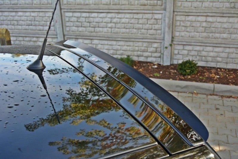 Maxton Spoiler CAP für RENAULT CLIO MK3 RS schwarz Hochglanz RE-CL-3-RS-CAP1-G