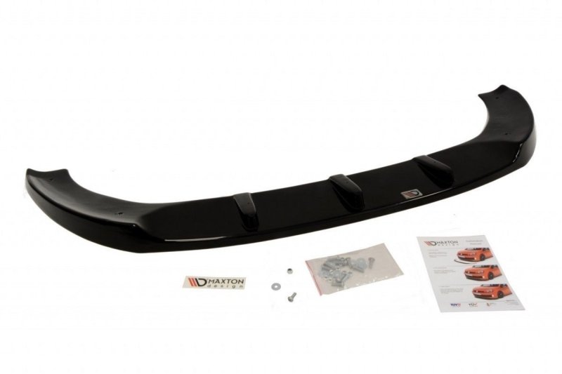 Maxton Front Ansatz für FIAT PUNTO STANDARD FACELIFT, PREFACE schwarz Hochglanz FI-GP-EVO-FD1-G