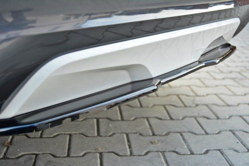 Maxton Mittlerer Diffusor Heck Ansatz für BMW X4 M Paket  Carbon Look  BM-X4-26-MPACK-RD1-C