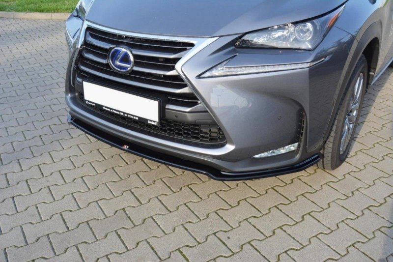 Maxton Front Ansatz V.1 für Lexus NX Mk1 schwarz Hochglanz LE-NX-1-FD1-G