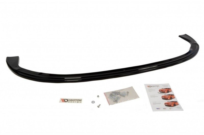 Maxton Front Ansatz für RENAULT MEGANE 3 RS v.1 schwarz Hochglanz RE-ME-3-RS-FD1-G