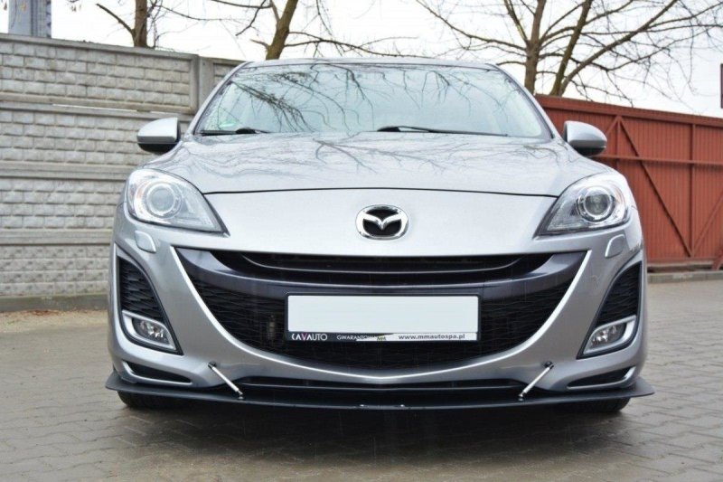 Maxton Racing Front Ansatz für MAZDA 3 MK2 SPORT (vor Facelift) MA-3-2-SPORT-CNC-FD1