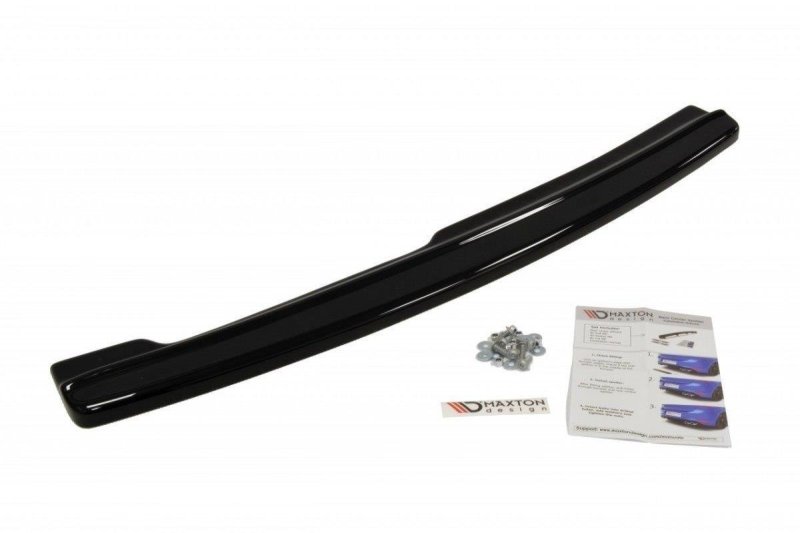 Maxton Mittlerer Diffusor Heck Ansatz für BMW 3er E92 M Paket schwarz Hochglanz BM-3-92-MPACK-RD1-G