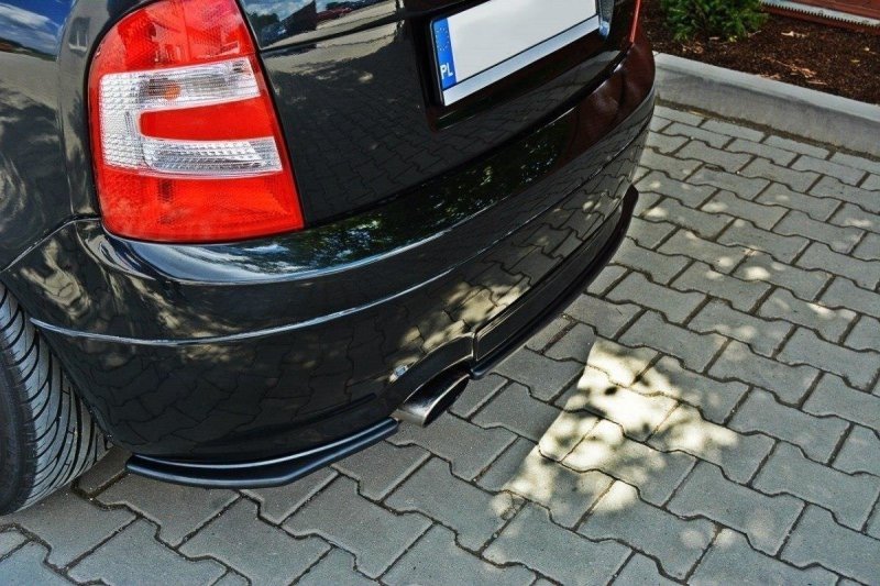Maxton Diffusor Skoda Fabia RS Mk1 schwarz Hochglanz SK-FA-1-RS-RSD1-G