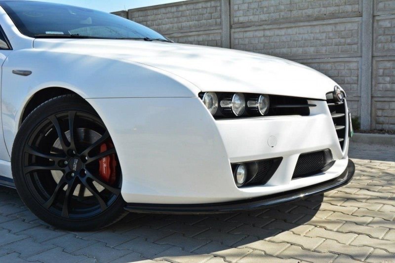 Maxton Front Ansatz für Alfa Romeo Brera schwarz Hochglanz AL-BR-1-FD1-G