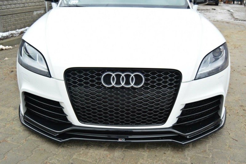 Maxton Front Ansatz V.2 für Audi TT RS 8J schwarz Hochglanz AU-TT-2-RS-FD2-G