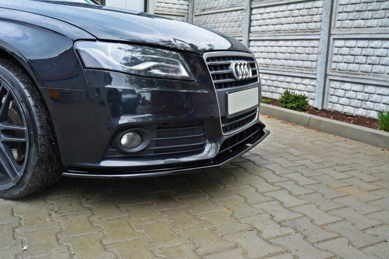 Maxton Front Diffuser V.2 Audi A4 B8 schwarz Hochglanz AU-A4-B8-FD2-G