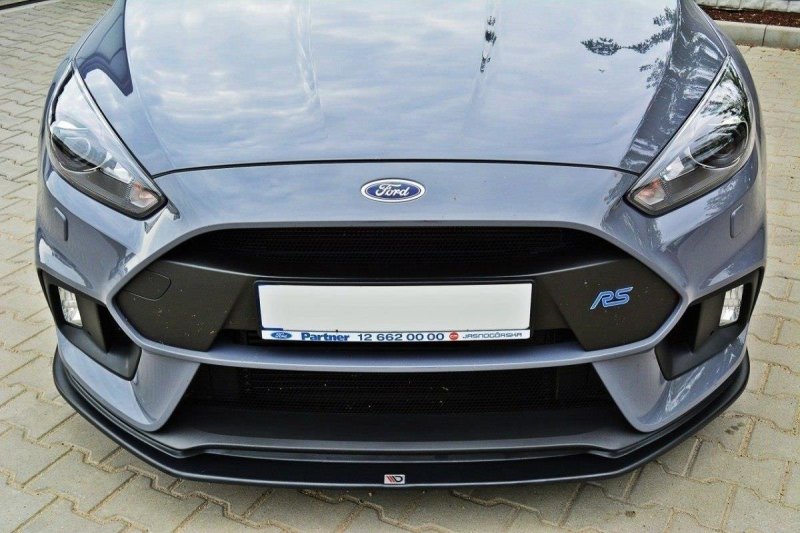 Maxton Front Ansatz V.3 für Ford Focus RS Mk3 schwarz Hochglanz FO-FO-3-RS-FD3-G
