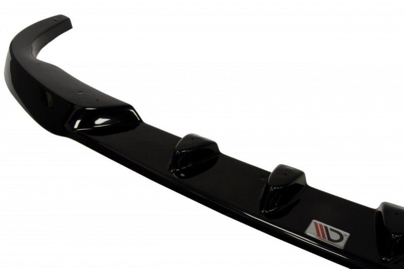 Maxton Front Ansatz für PEUGEOT 206 (für: CC, RC, GTI, S16, XSI, XS, SPORT) schwarz Hochglanz PE-206-CC-FD1-G