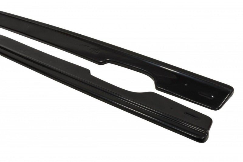 Maxton Seitenschweller Ansatz für BMW 3er E46 M Paket COUPE schwarz Hochglanz BM-3-46-C-MPACK-SD1-G