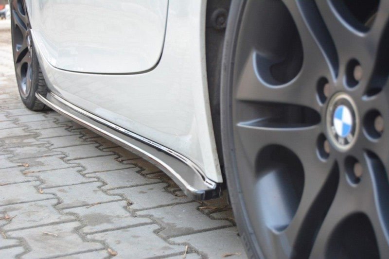 Maxton Seitenschweller Ansatz für BMW Z4 E85 / E86 vor Facelift schwarz Hochglanz BM-Z4-85-SD1-G