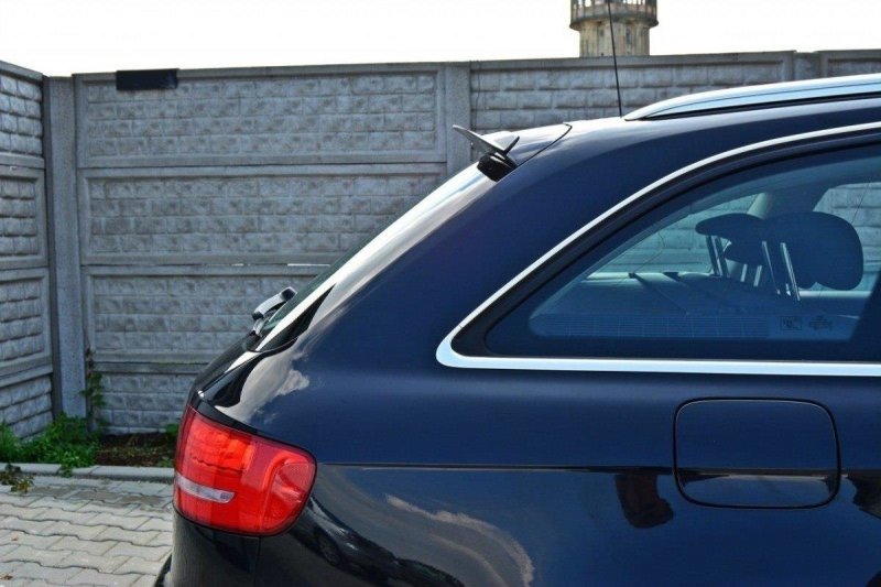 Maxton Spoiler CAP für Audi A4 B8 / B8 FL Avant schwarz Hochglanz AU-A4-B8-AV-CAP1-G
