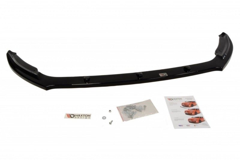 Maxton Front Ansatz V.2 für Skoda Octavia Mk3 schwarz Hochglanz SK-OC-3-FD2-G