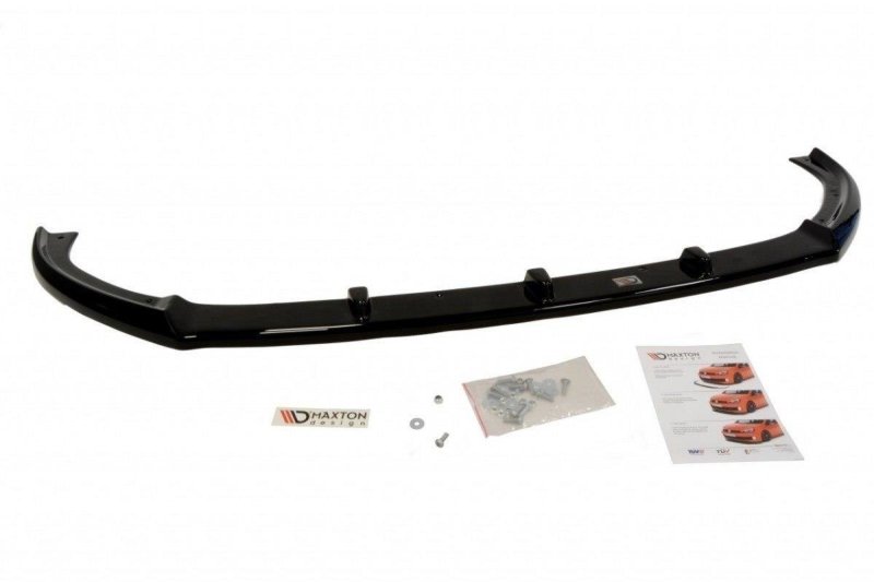 Maxton Front Ansatz für VW GOLF 7 FÜR Sport Paket schwarz Hochglanz VW-GO-7-RLINE-FD1-G