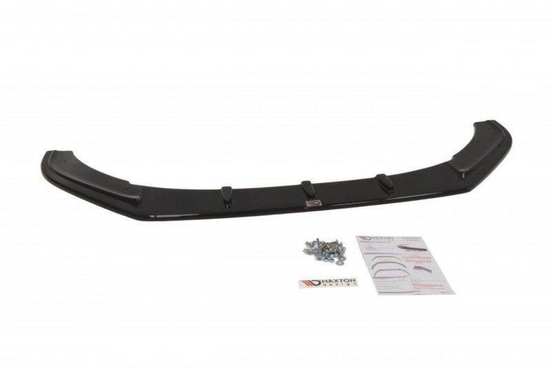 Maxton Front Ansatz für v.1 VW Polo 6R GTI FACELIFT schwarz Hochglanz VW-PO-5F-GTI-FD1-G