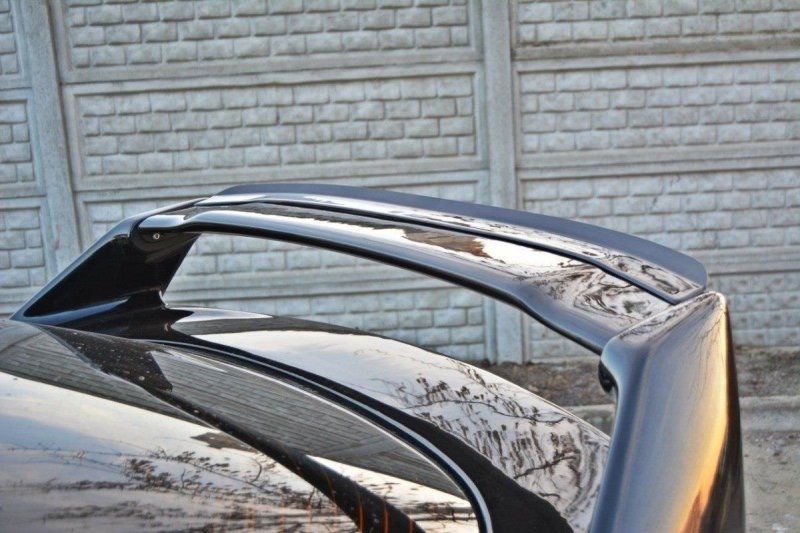 Maxton Spoiler CAP für HONDA CIVIC VIII TYPE R - MUGEN spoiler Carbon Look  HO-CI-8-TYPE-R-MU-CAP1-C