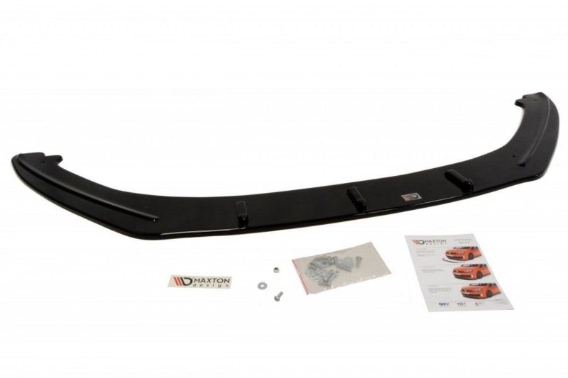 Maxton Front Ansatz für VW SCIROCCO schwarz Hochglanz VW-SC-3-FD1-G