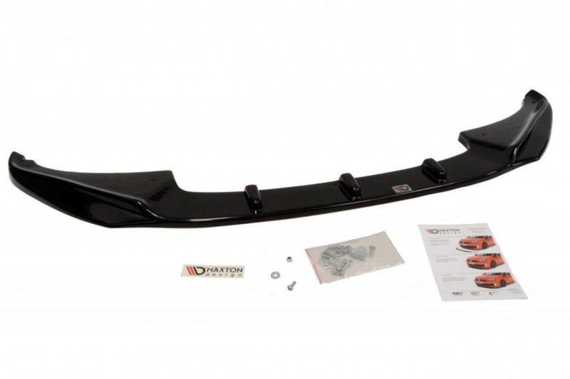 Maxton Front Ansatz für HONDA CIVIC MK8 Facelift schwarz Hochglanz HO-CI-8F-FD1-G