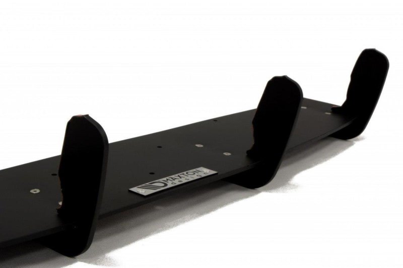 Maxton Heckschürze & Heck Ansatz Flaps Diffusor für Audi A6 S-Line C7 (auspuffendrohr 1x2) AU-A6-C7-SLINE-AV-CNC-RS1