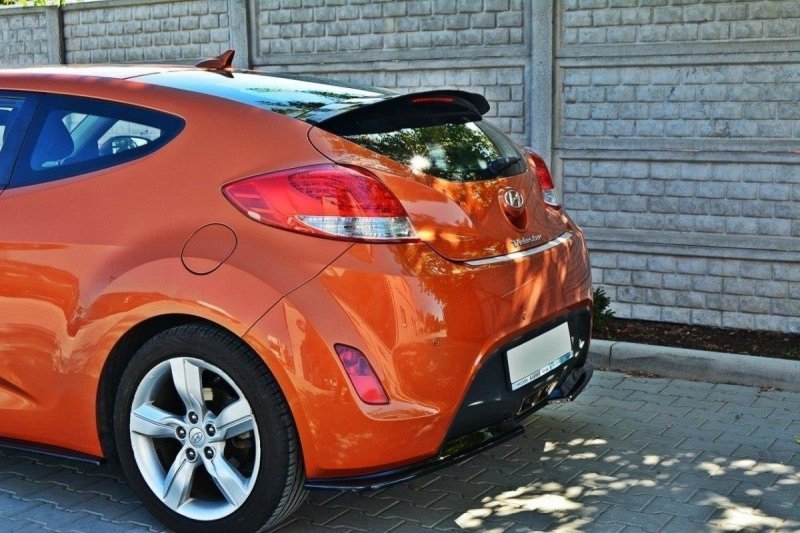 Maxton Spoiler CAP für Hyundai Veloster schwarz Hochglanz HY-VE-CAP1-G