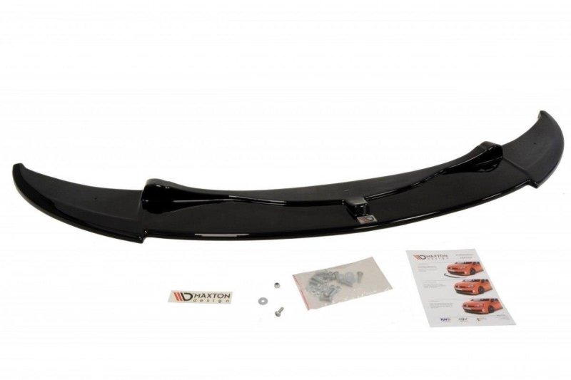 Maxton Front Ansatz für BMW M3 E92 / E93 vor Facelift schwarz Hochglanz BM-3-92-M-MPFC-FD1-G