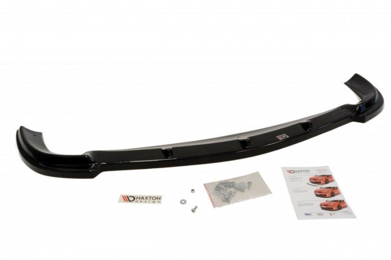 Maxton Front Ansatz für MERCEDES CLK W208 (FÜR W208 AMG) schwarz Hochglanz ME-CLK-208-AMG-FD1-G