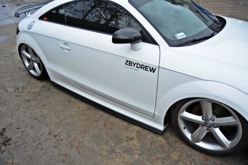 Maxton Seitenschweller Ansatz für Audi TT RS 8J Carbon Look  AU-TT-2-RS-SD1-C