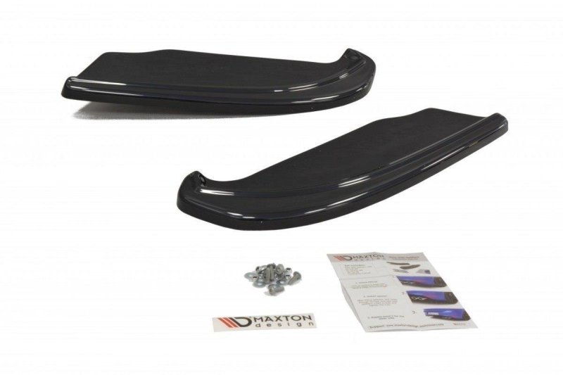 Maxton Heck Ansatz Flaps Diffusor für Subaru Impreza II WRX schwarz Hochglanz SU-IM-2F2-WRX-RSD1-G