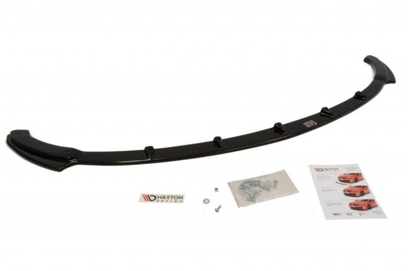 Maxton Front Ansatz für v.1 BMW Z4 E85 / E86 vor Facelift schwarz Hochglanz BM-Z4-85-FD1-G