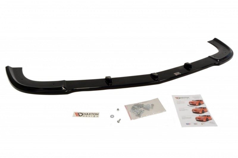 Maxton Front Ansatz für MERCEDES C-KLASSE C219 - W204 AMG LOOK schwarz Hochglanz ME-CLS-219-AMG204-FD1-G