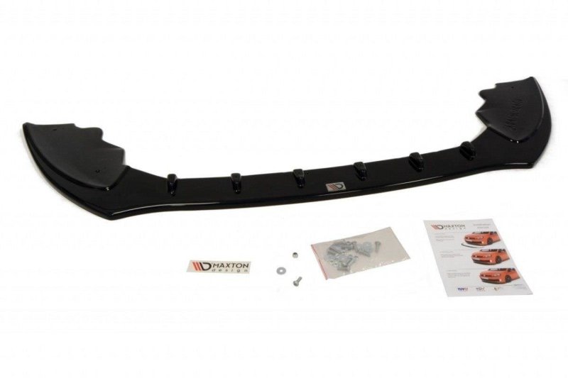 Maxton Front Ansatz V.1 für Ford Fiesta ST Mk7 FL schwarz Hochglanz FO-FI-7F-ST-FD1-G