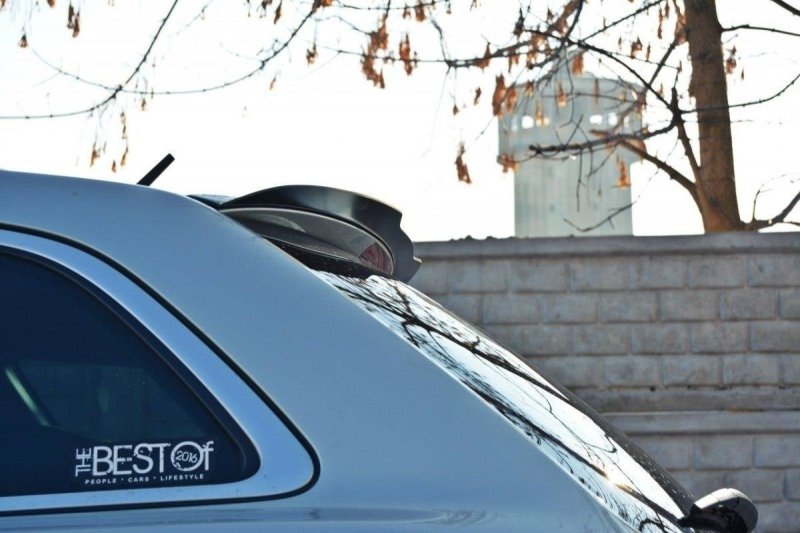 Maxton Spoiler CAP für MAZDA CX-7 schwarz matt MA-CX-7-CAP1-T