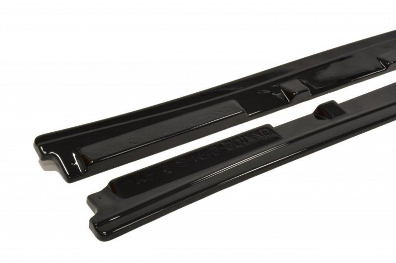 Maxton Seitenschweller Ansatz für MAZDA 3 MK2 MPS schwarz Hochglanz MA-3-2-MPS-SD1-G