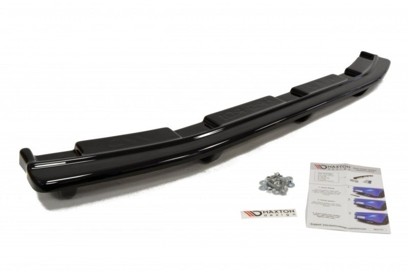 Maxton Mittlerer Diffusor Heck Ansatz für MAZDA 3 MK2 MPS im DTM LOOK schwarz Hochglanz MA-3-2-MPS-RD1+RD2-G