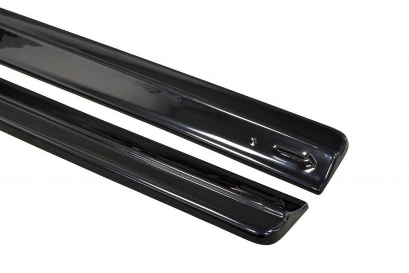 Maxton Seitenschweller Ansatz für Audi S8 D4 FL schwarz Hochglanz AU-S8-D4-SD1-G