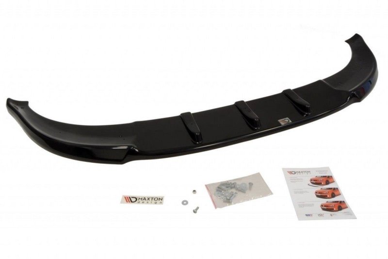 Maxton Front Ansatz für AUDI A3 8P (vor Facelift) 2003-2005 schwarz Hochglanz AU-A3-2-FD1-G