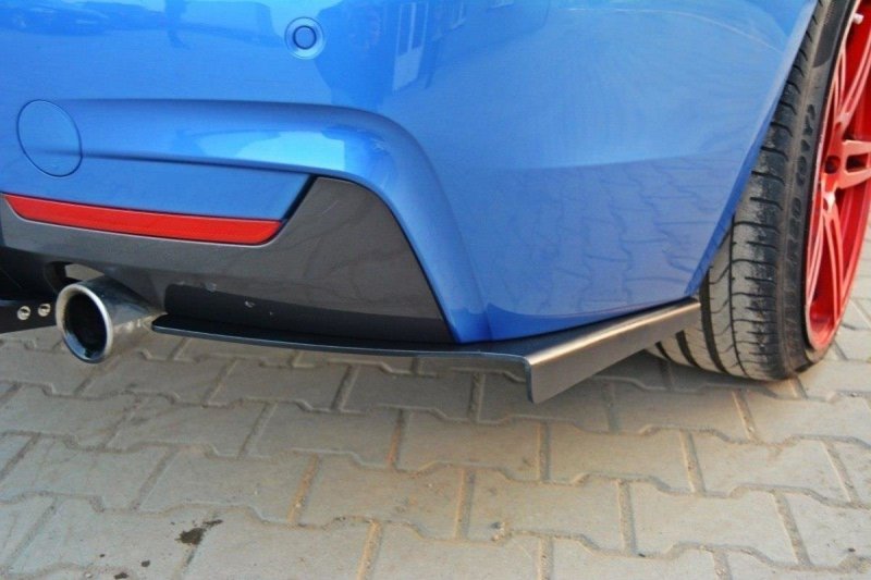 Maxton Diffusor Heck Ansatz für Heckschürze für & Heck Ansatz Flaps Diffusor für BMW 4er F32 M Paket BM-4-F32-MPACK-CNC-RS1