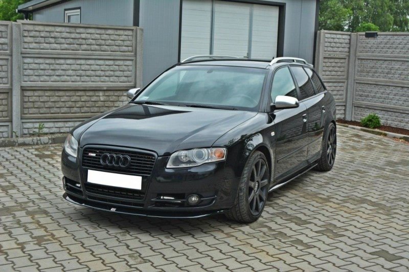 Maxton Front Diffuser V.2 Audi A4 B7 schwarz Hochglanz AU-A4-B7-FD2-G