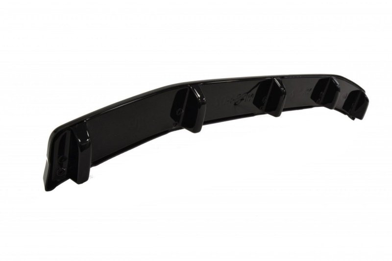 Maxton Mittlerer Diffusor Heck Ansatz für MAZDA 3 MK2 MPS im DTM LOOK schwarz Hochglanz MA-3-2-MPS-RD1+RD2-G