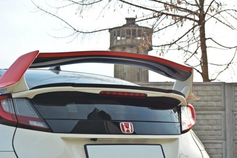 Maxton Spoiler CAP für n.2 HONDA CIVIC IX TYPE R schwarz Hochglanz HO-CI-9-TYPE-R-CAP2-G