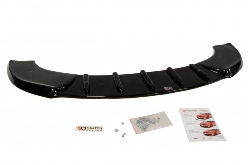 Maxton Front Ansatz für OCTAVIA 2,  vor Facelift schwarz Hochglanz SK-OC-2-RS-FD1-G