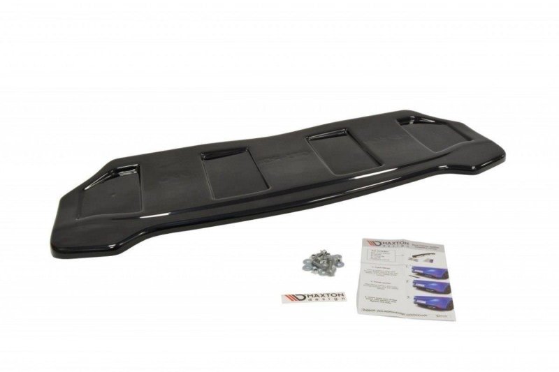Maxton Mittlerer Diffusor Heck Ansatz für PEUGEOT 308 II GTI  schwarz Hochglanz PE-308-GTI-RD1-G
