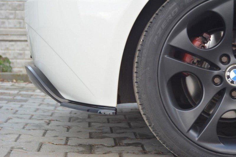 Maxton Heck Ansatz Flaps Diffusor für BMW Z4 E85 / E86 vor Facelift schwarz Hochglanz BM-Z4-85-RSD1-G