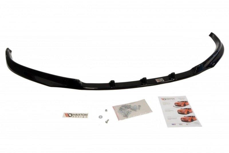 Maxton Front Ansatz für Skoda Fabia Mk2 schwarz Hochglanz SK-FA-2-FD1-G