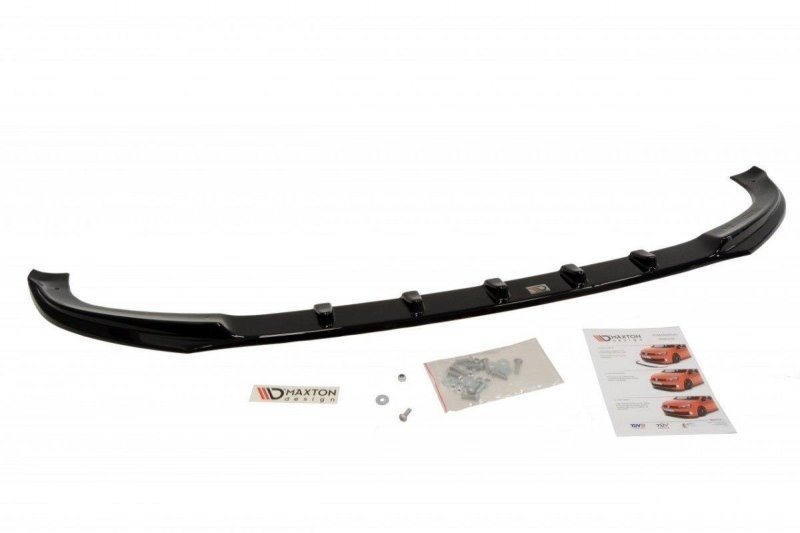 Maxton Front Ansatz für VW T5 (vor Facelift) schwarz Hochglanz VW-T5-FD1-G
